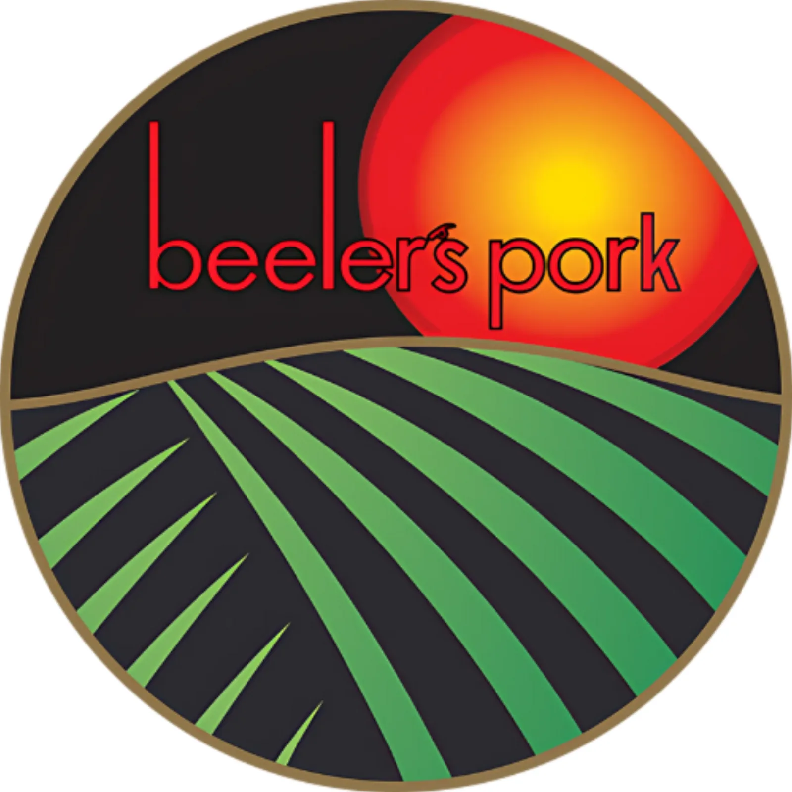 Beeler's Pure Pork pigs in open pens